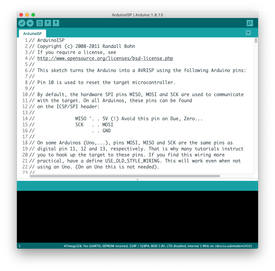 BinWatch firmware open in the Arduino IDE